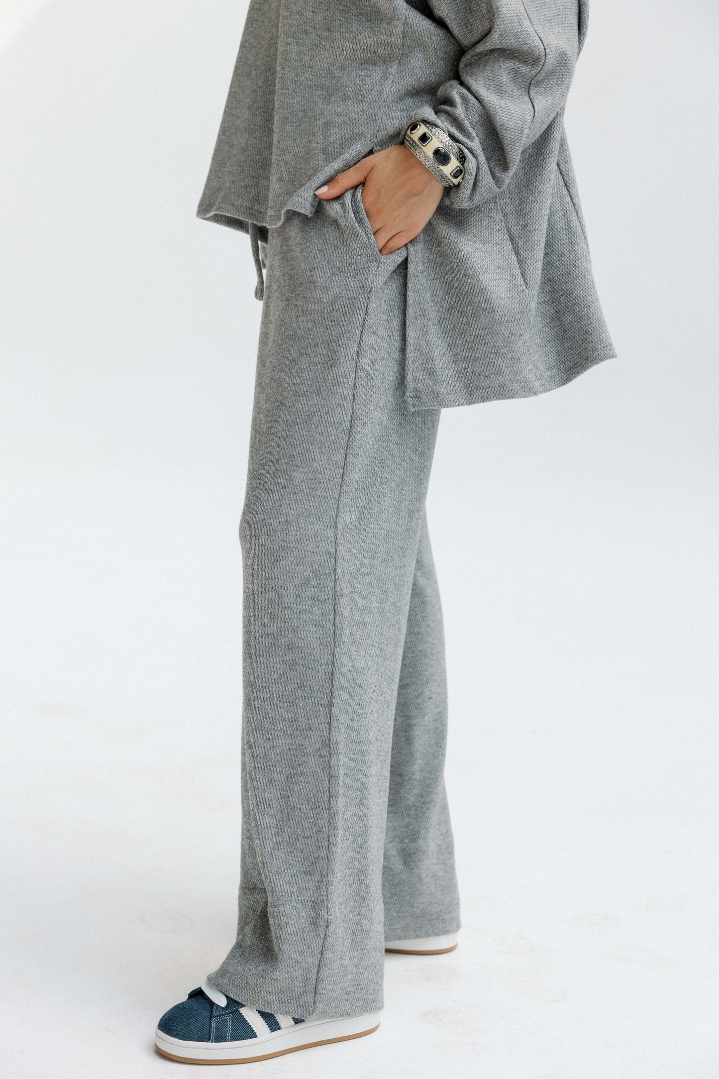 The Glimmer Set in Grey - Shimmery fabric