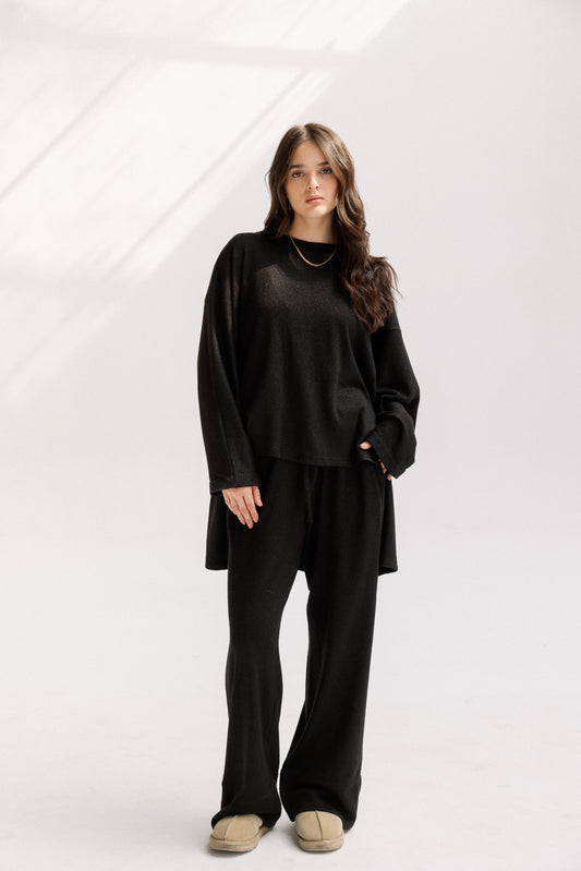 The Glimmer Set in Black - Shimmery