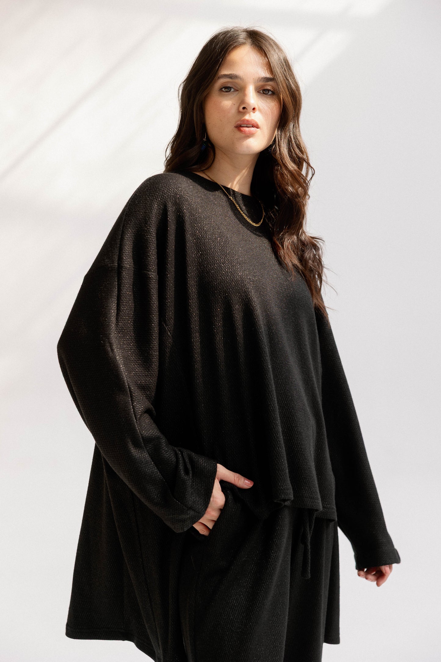 The Glimmer Set in Black - Shimmery