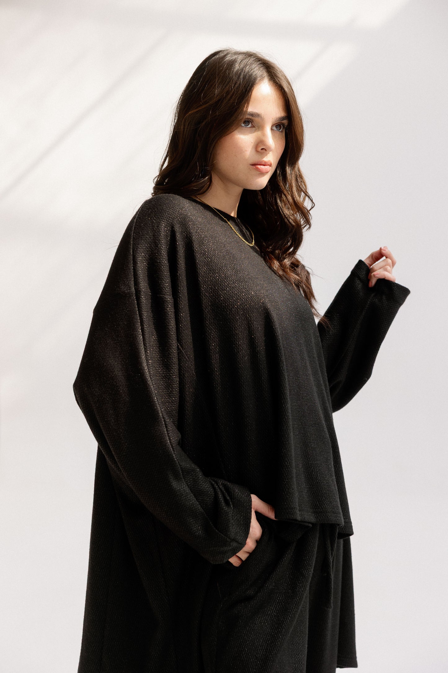 The Glimmer Set in Black - Shimmery