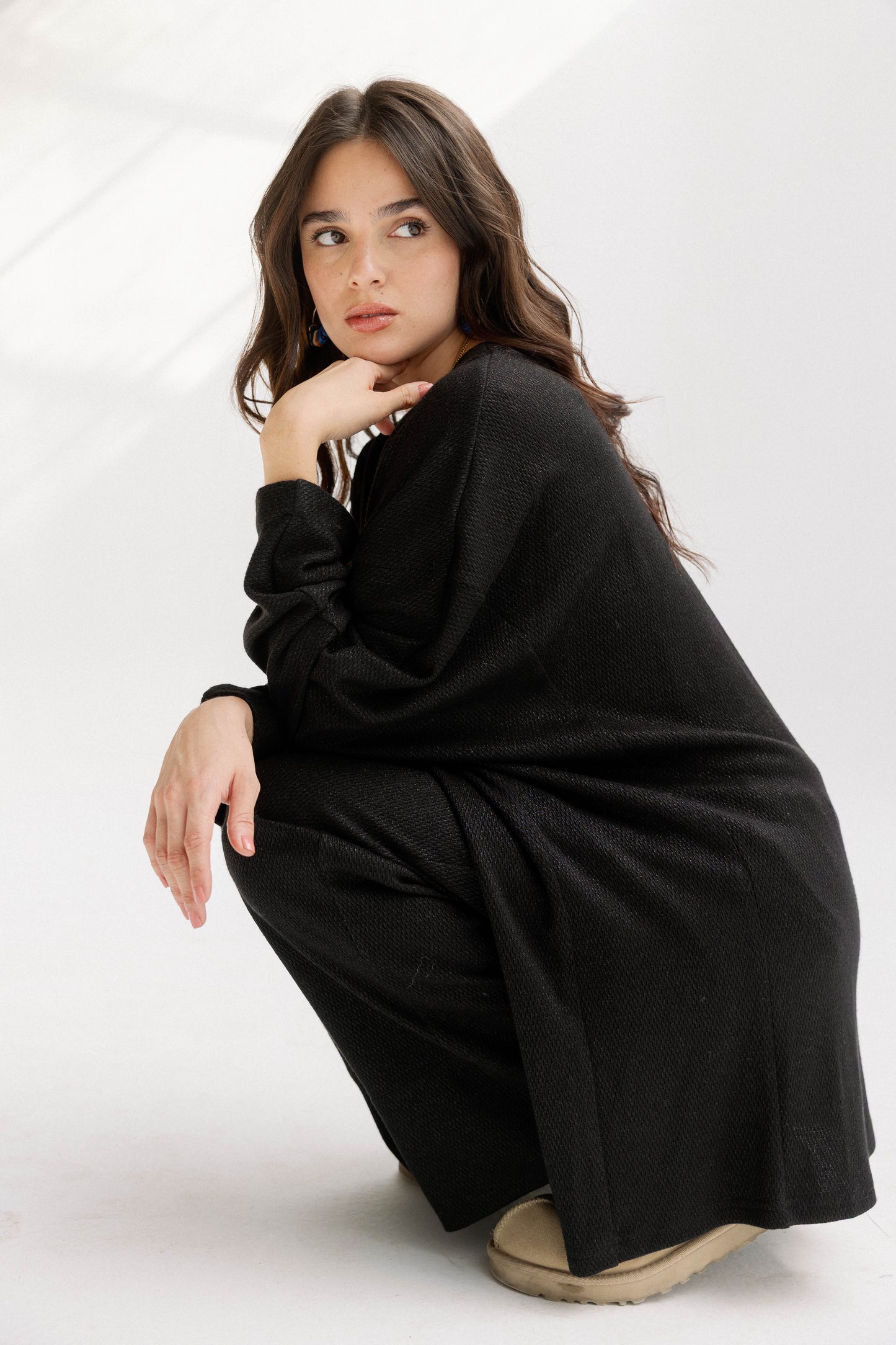 The Glimmer Set in Black - Shimmery