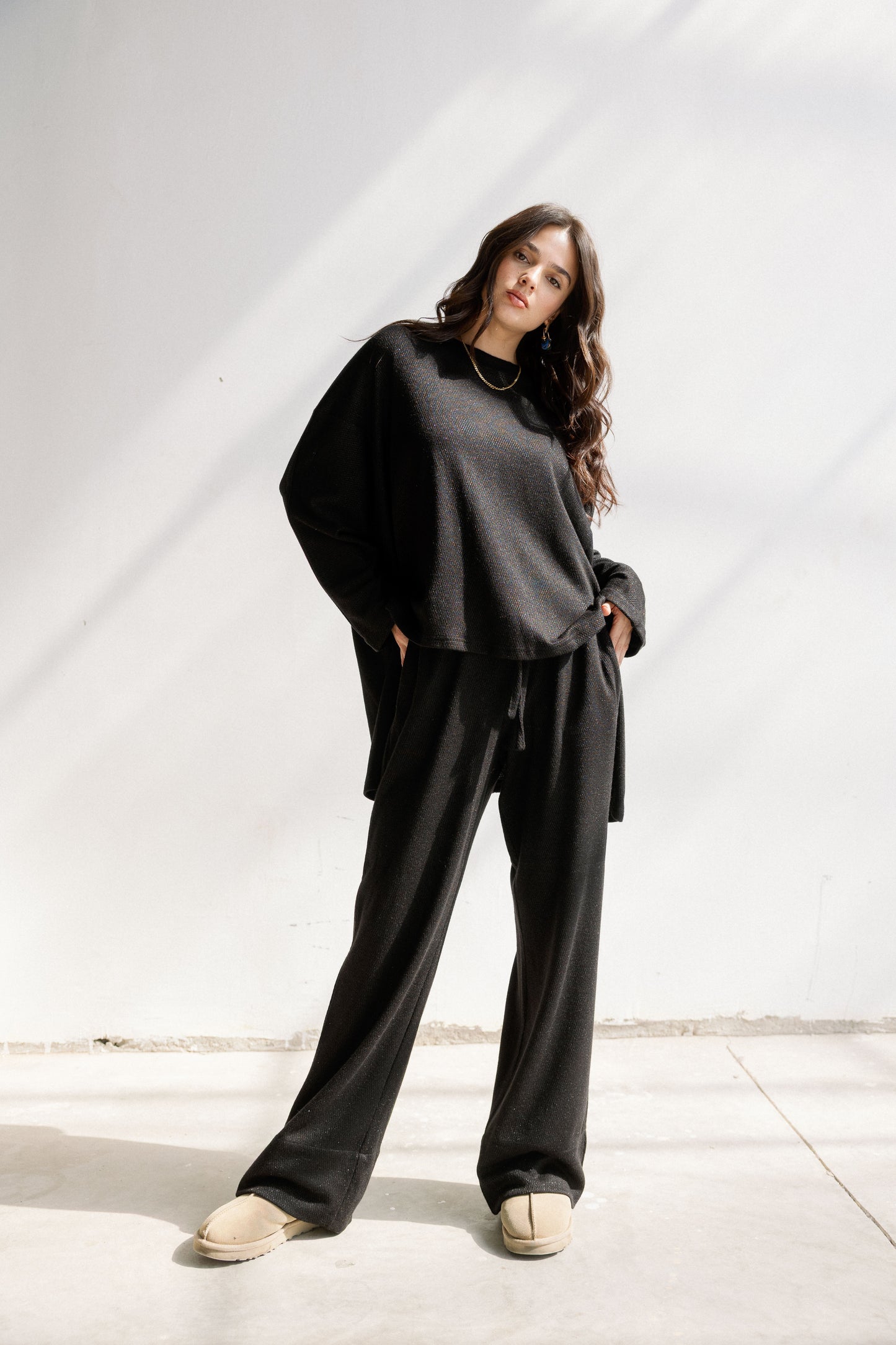 The Glimmer Set in Black - Shimmery