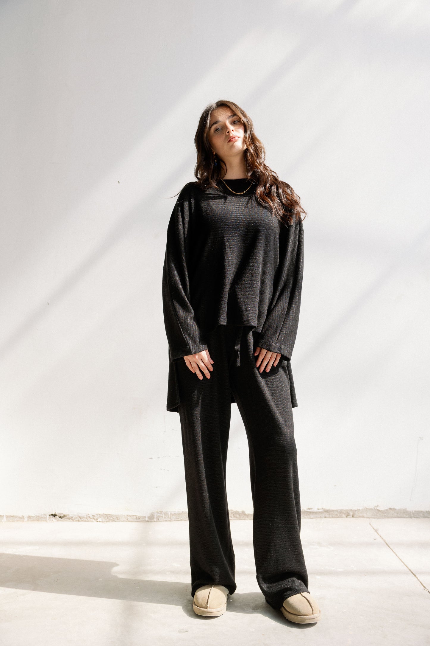 The Glimmer Set in Black - Shimmery