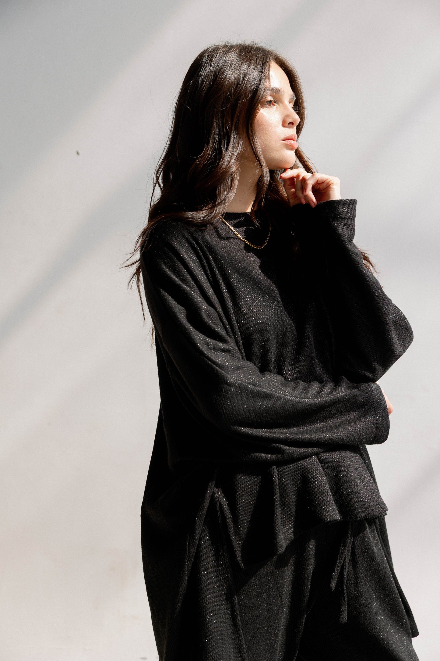 The Glimmer Set in Black - Shimmery