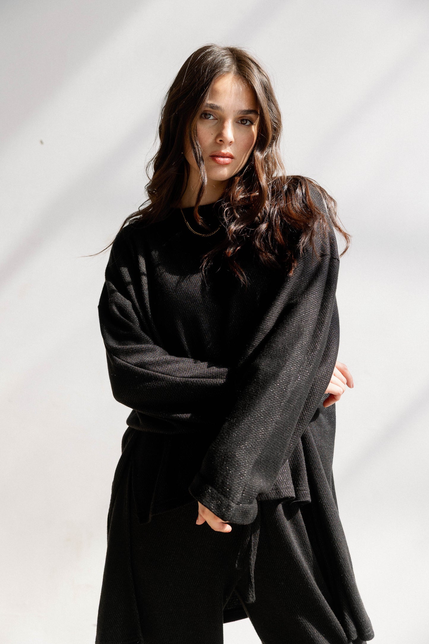 The Glimmer Set in Black - Shimmery