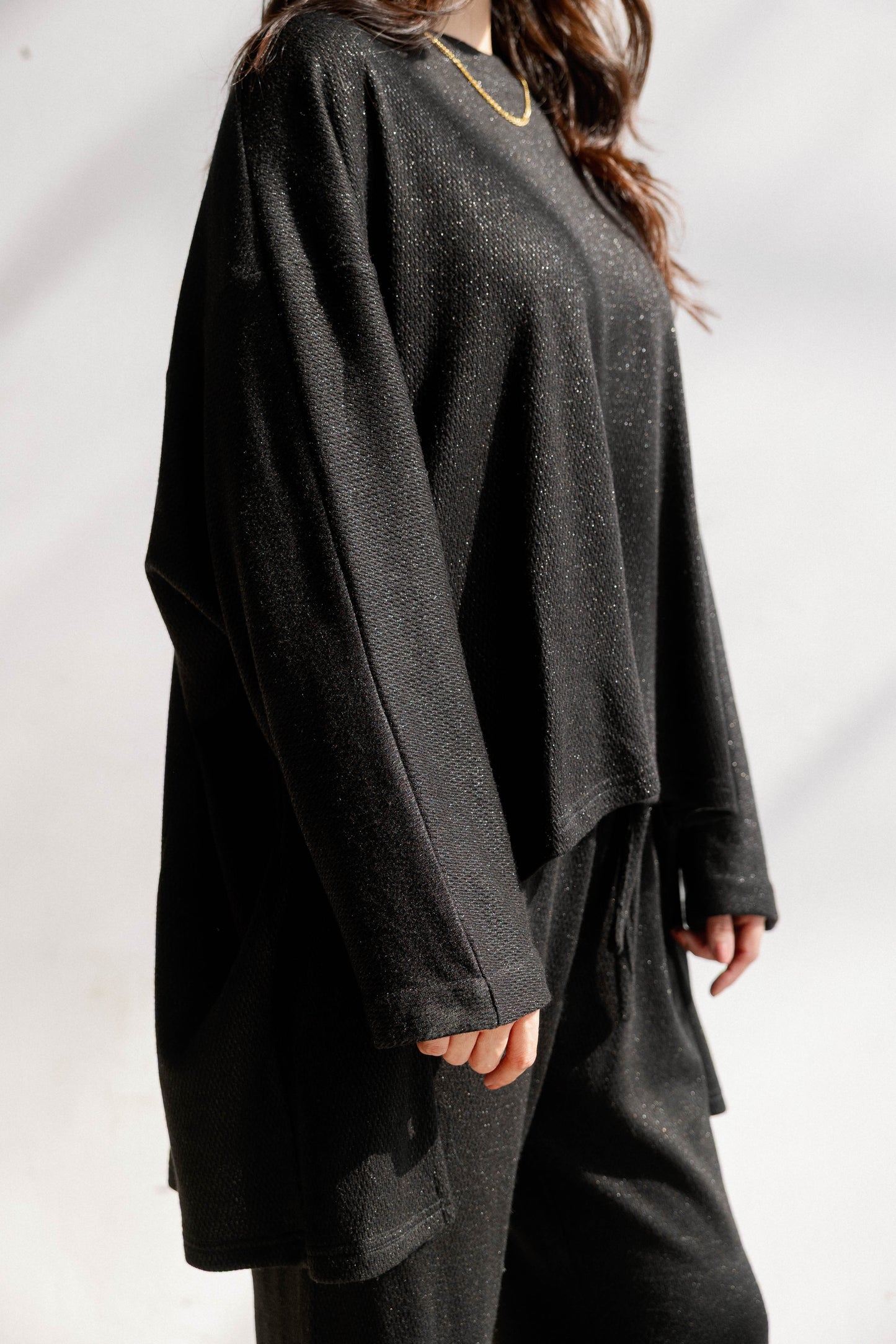 The Glimmer Set in Black - Shimmery