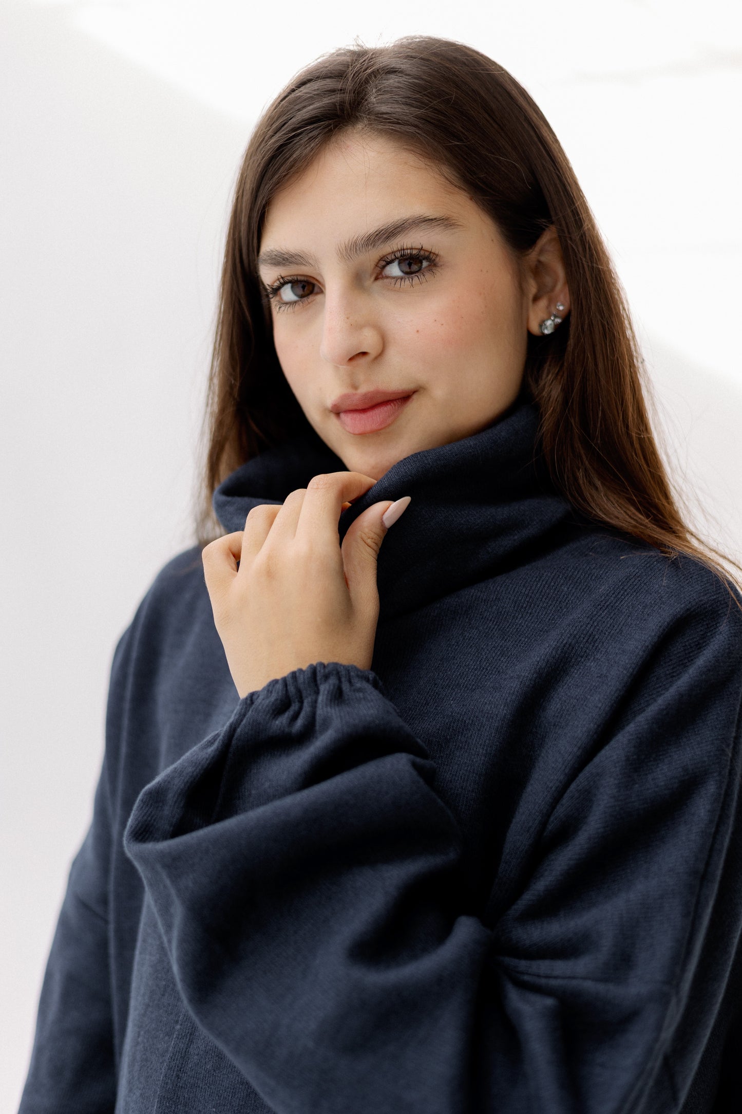 All I Need pullover in Navy