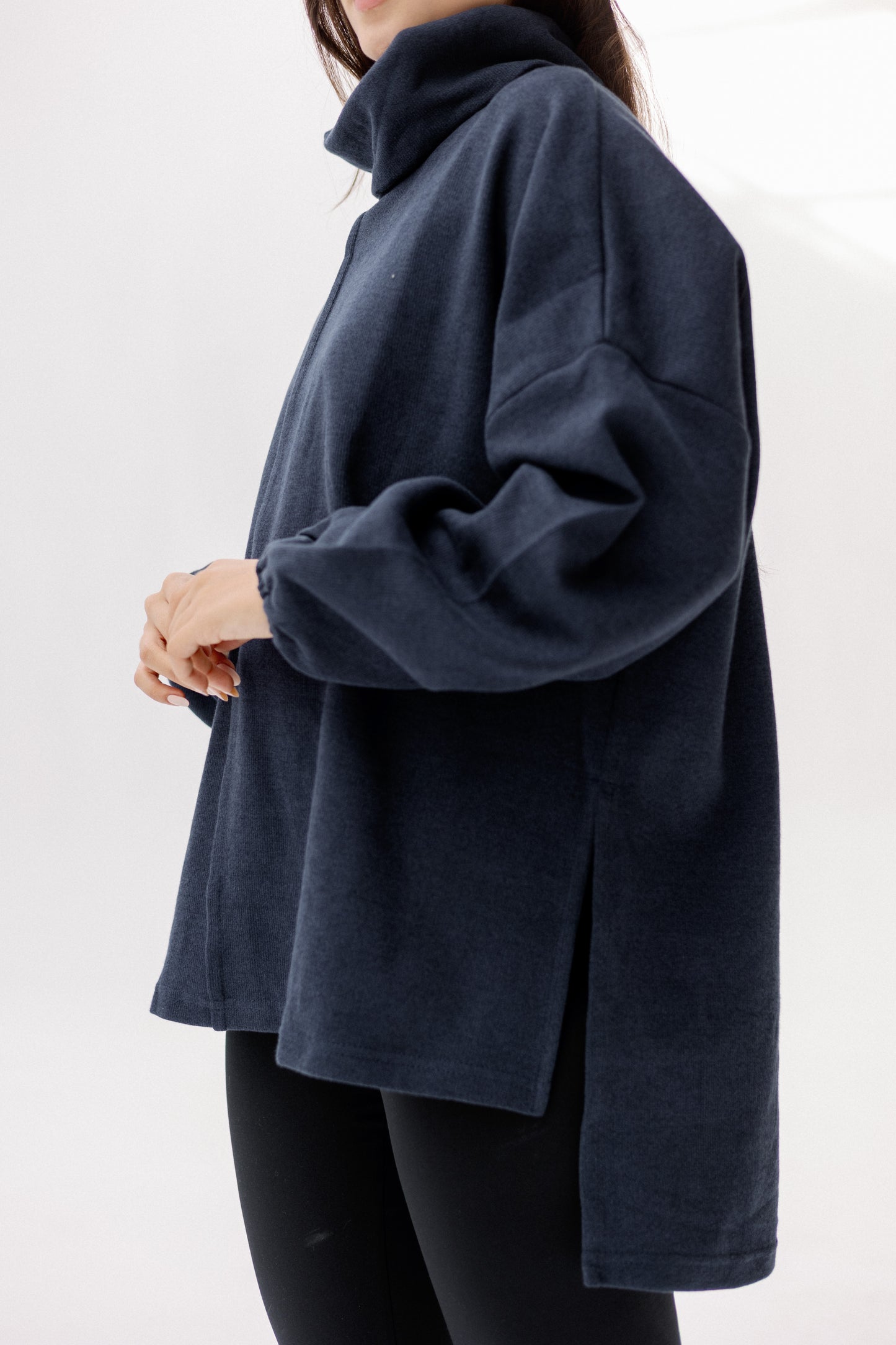 All I Need pullover in Navy