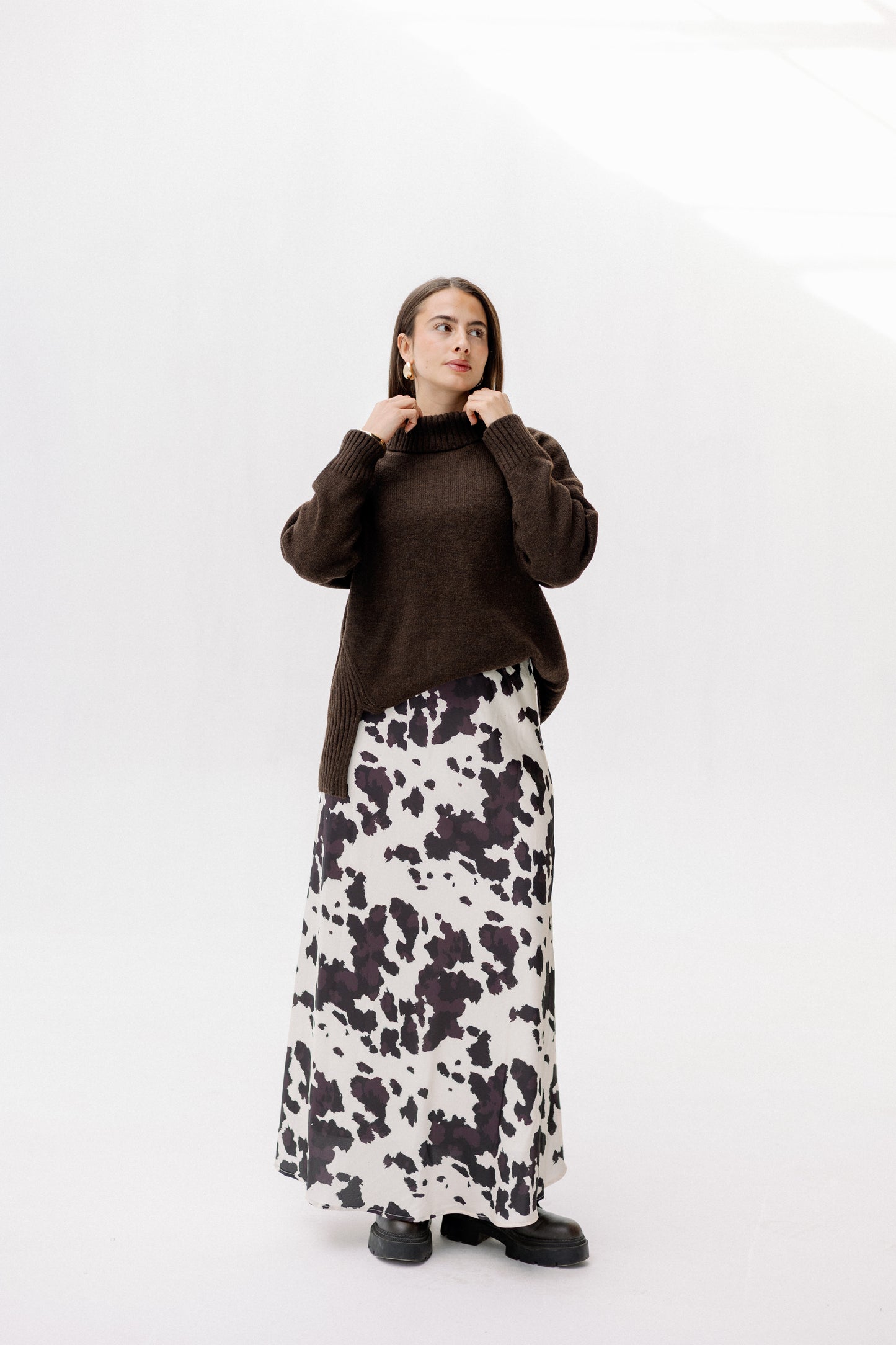 Cow Girl Maxi Skirt