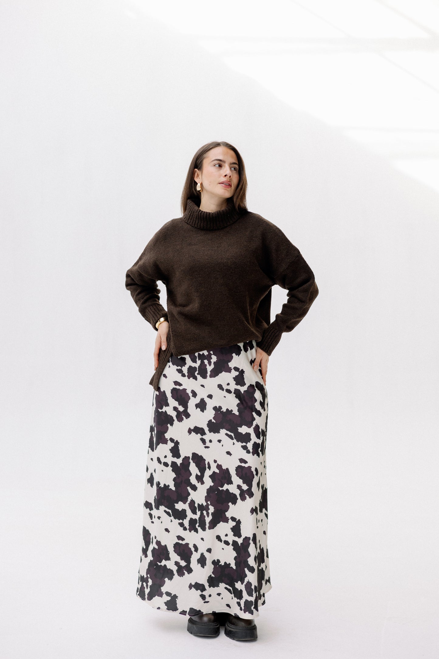 Cow Girl Maxi Skirt