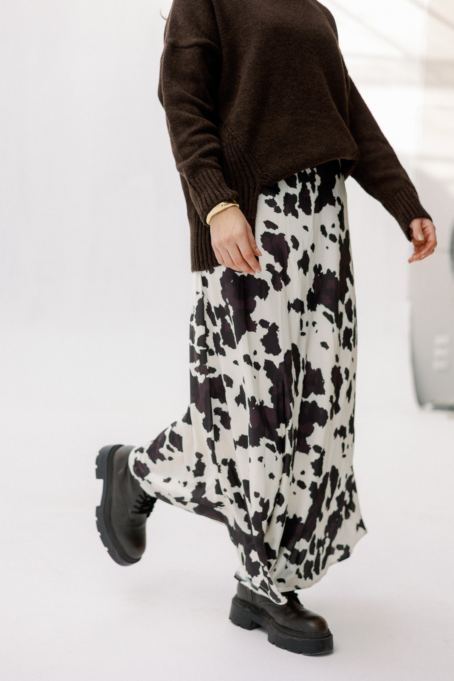 Cow Girl Maxi Skirt
