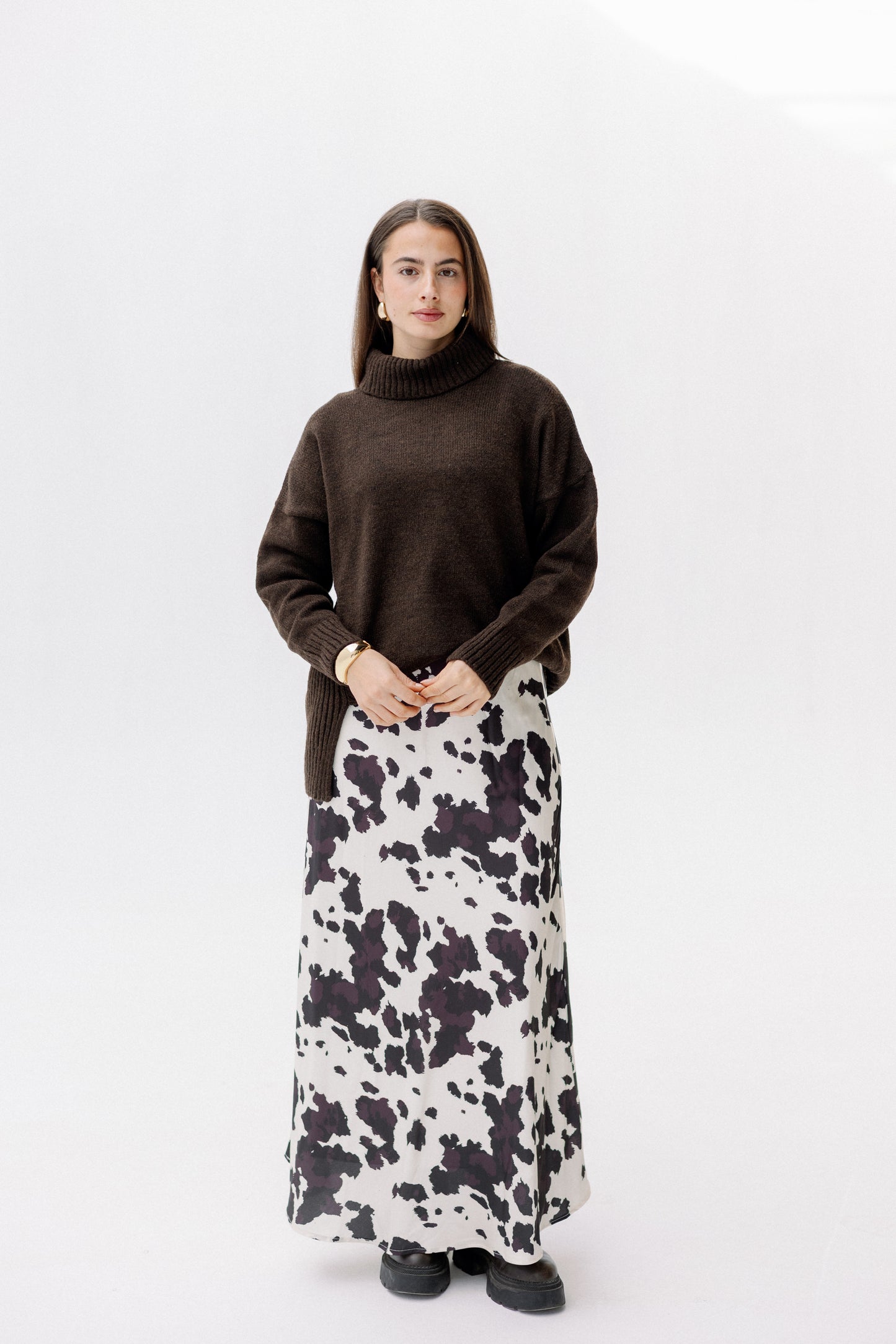 Cow Girl Maxi Skirt