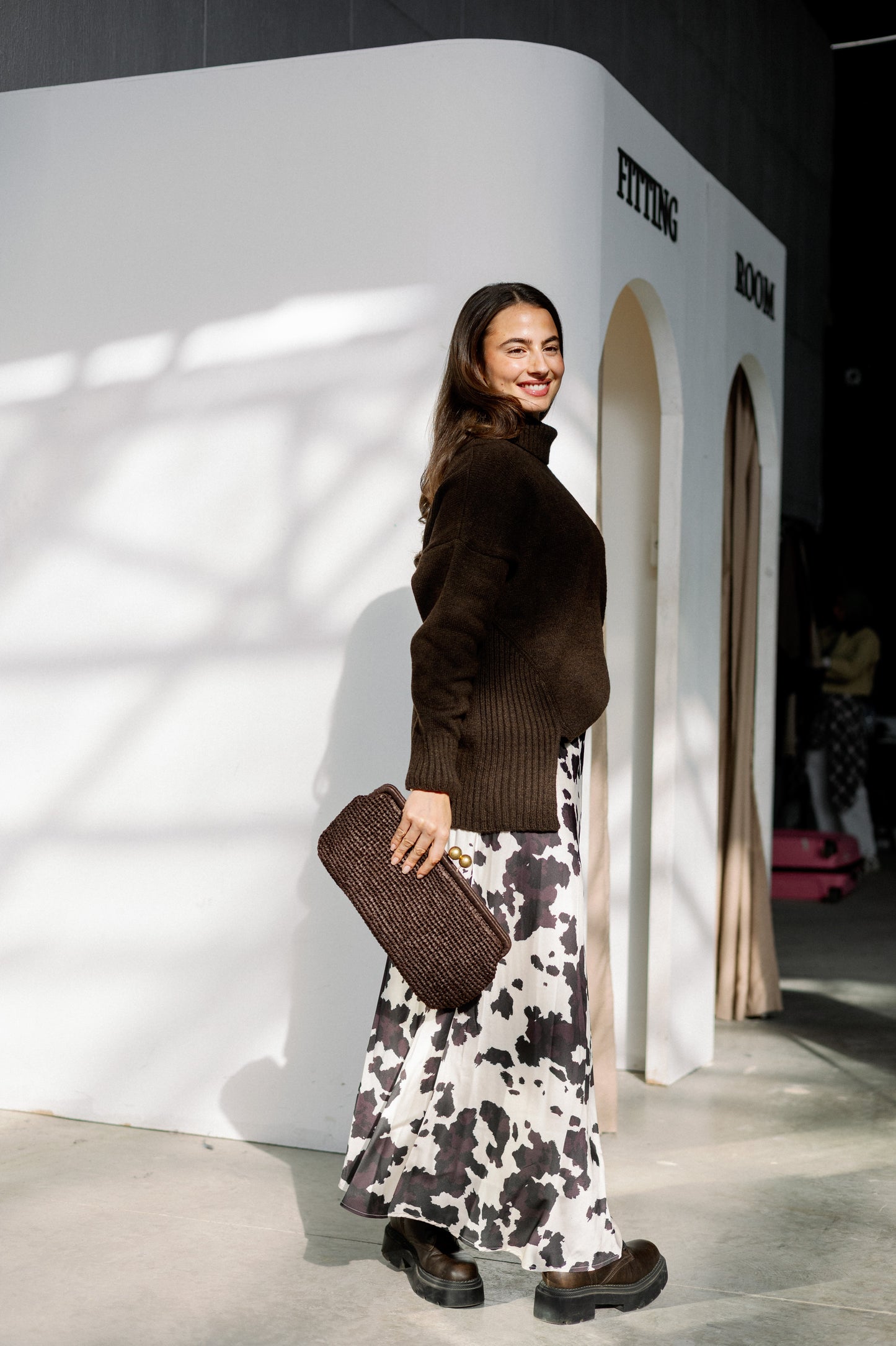 Cow Girl Maxi Skirt