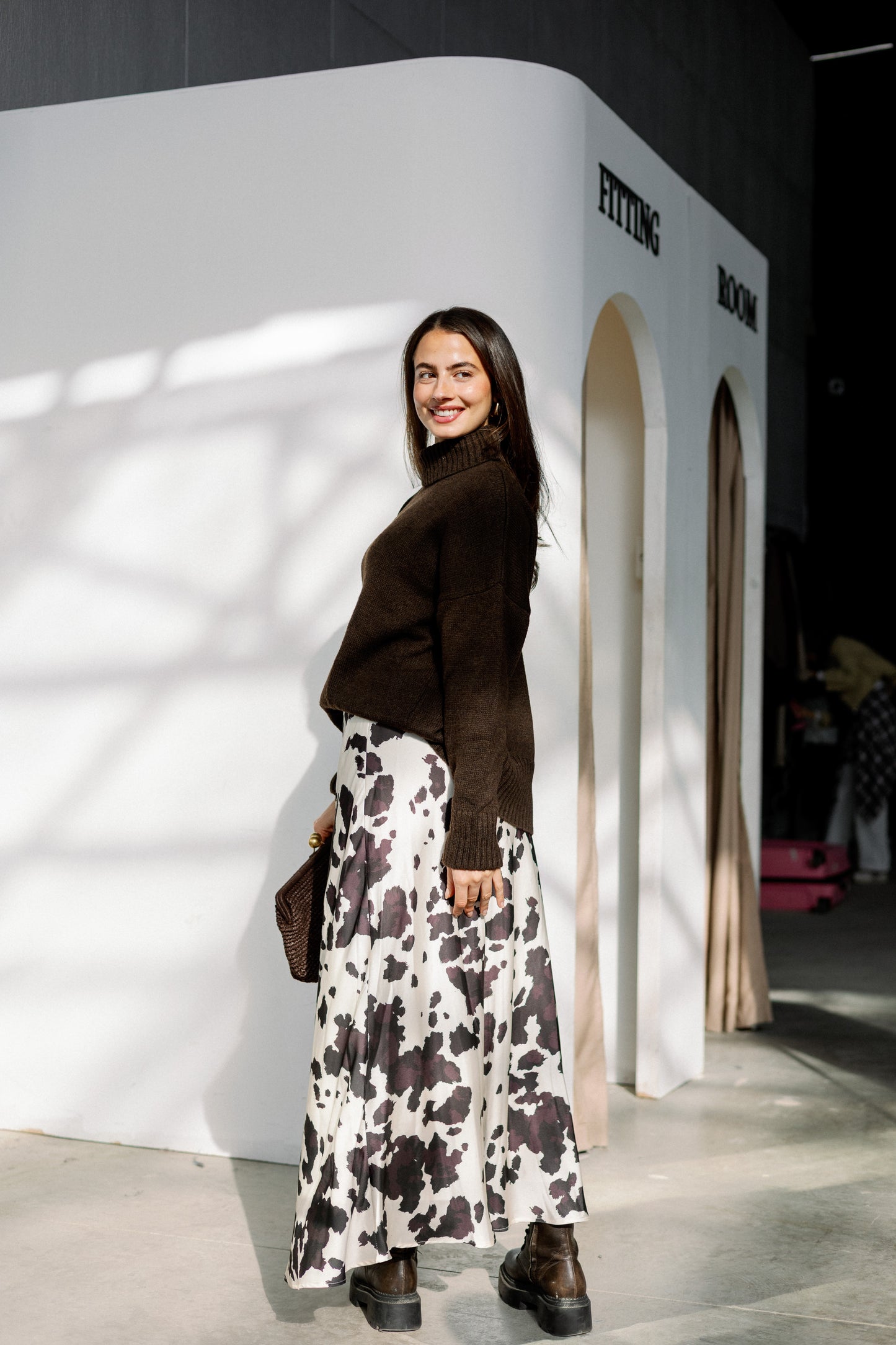 Cow Girl Maxi Skirt