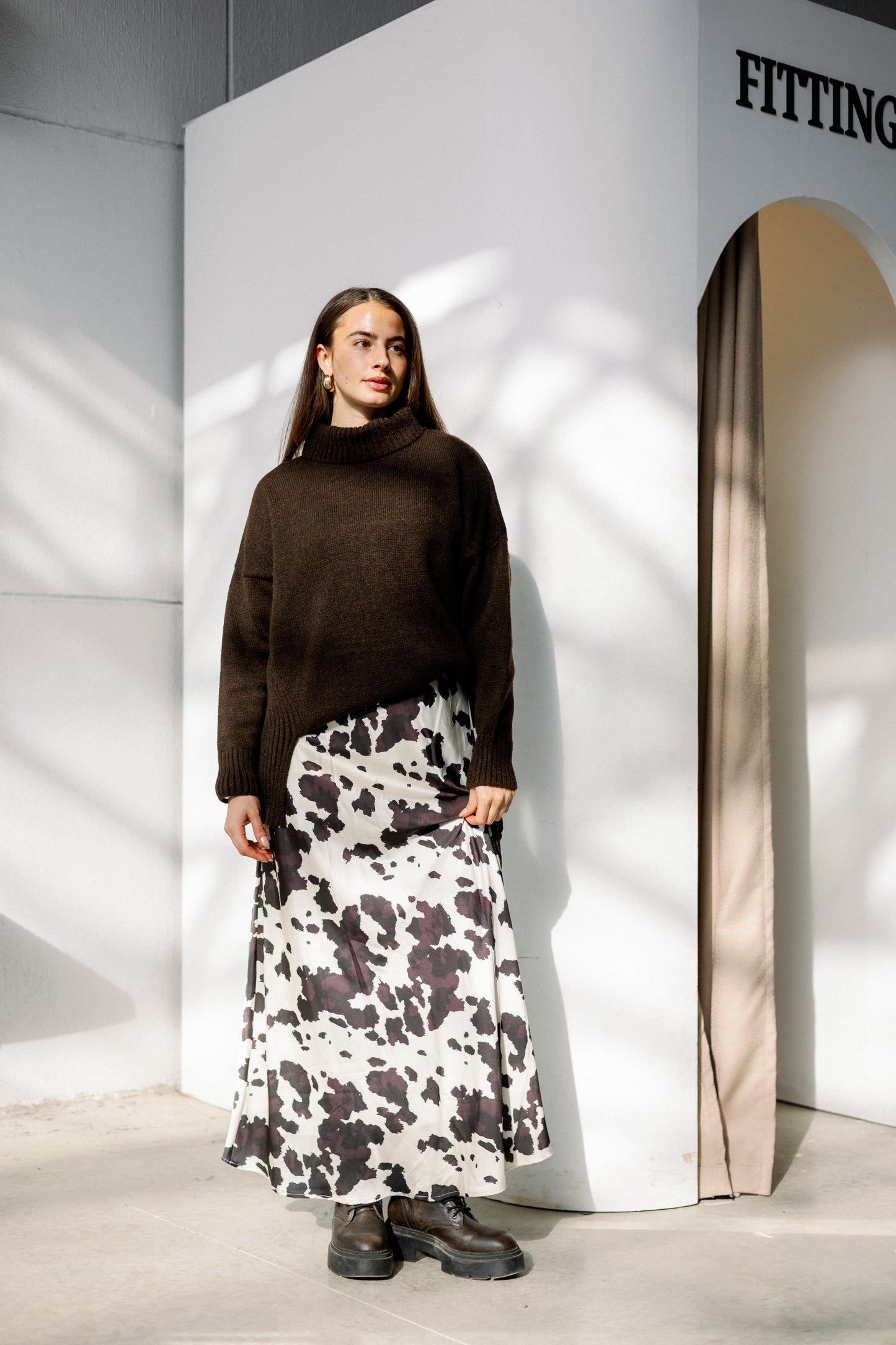 Cow Girl Maxi Skirt