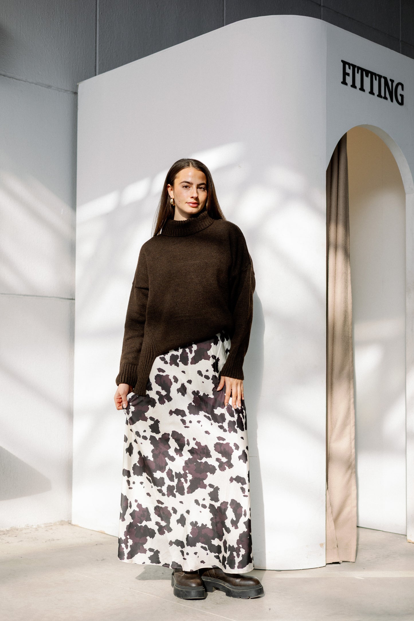 Cow Girl Maxi Skirt