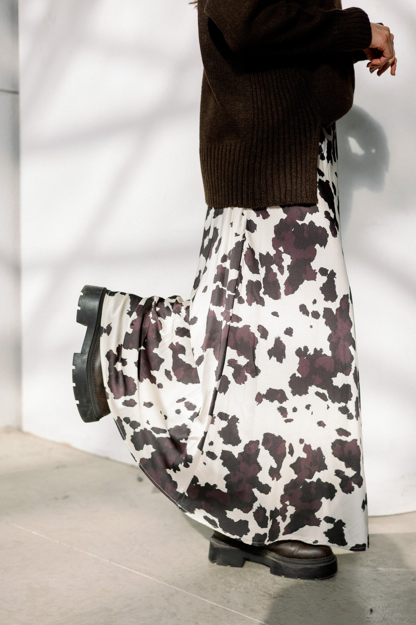 Cow Girl Maxi Skirt