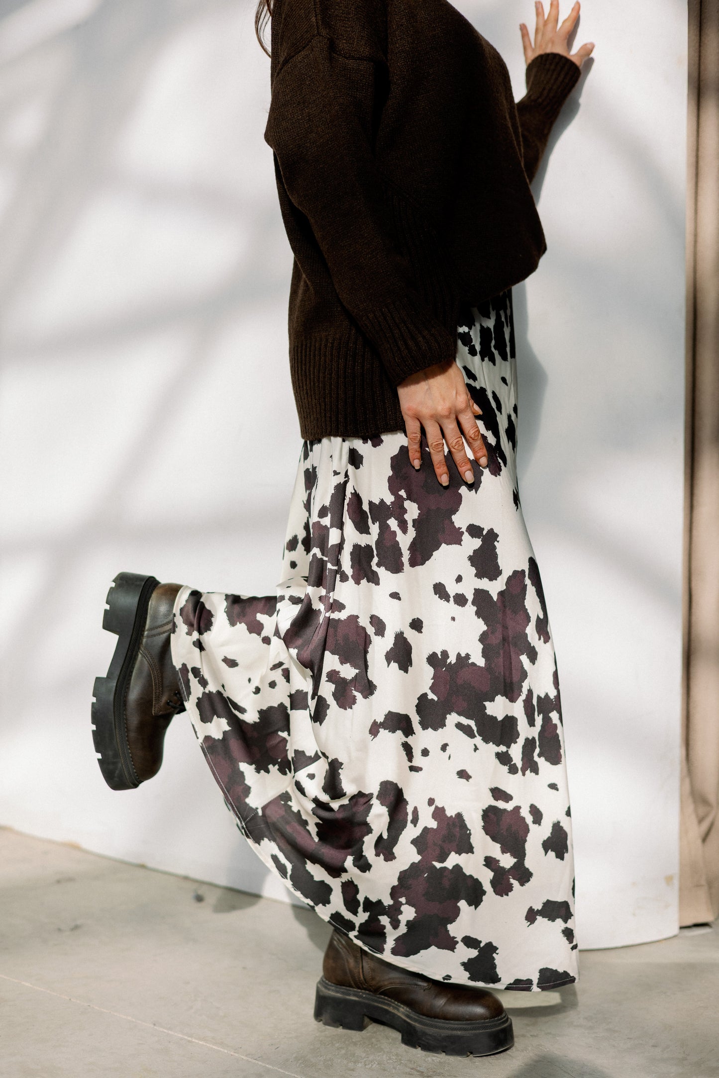 Cow Girl Maxi Skirt
