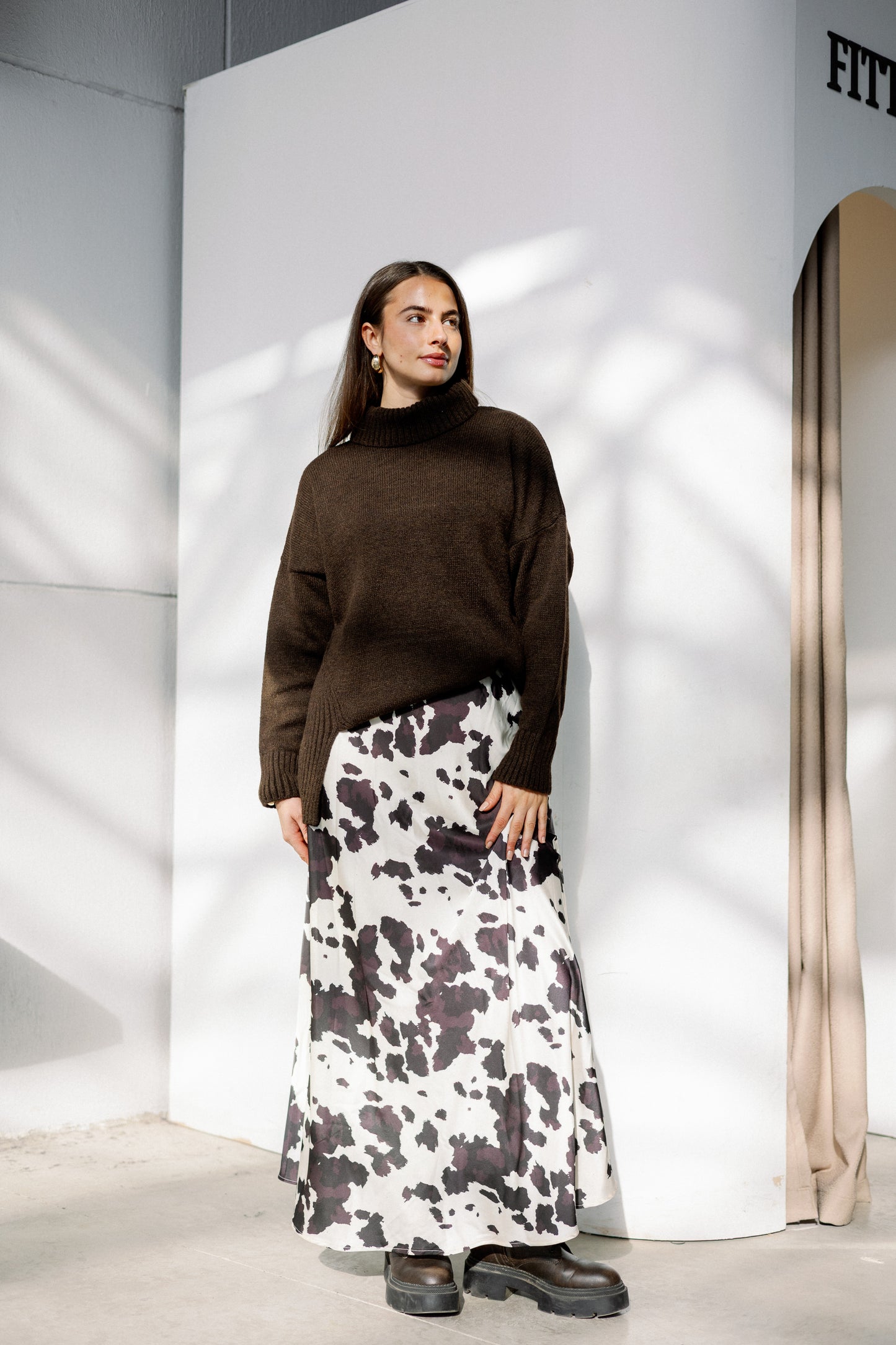 Cow Girl Maxi Skirt