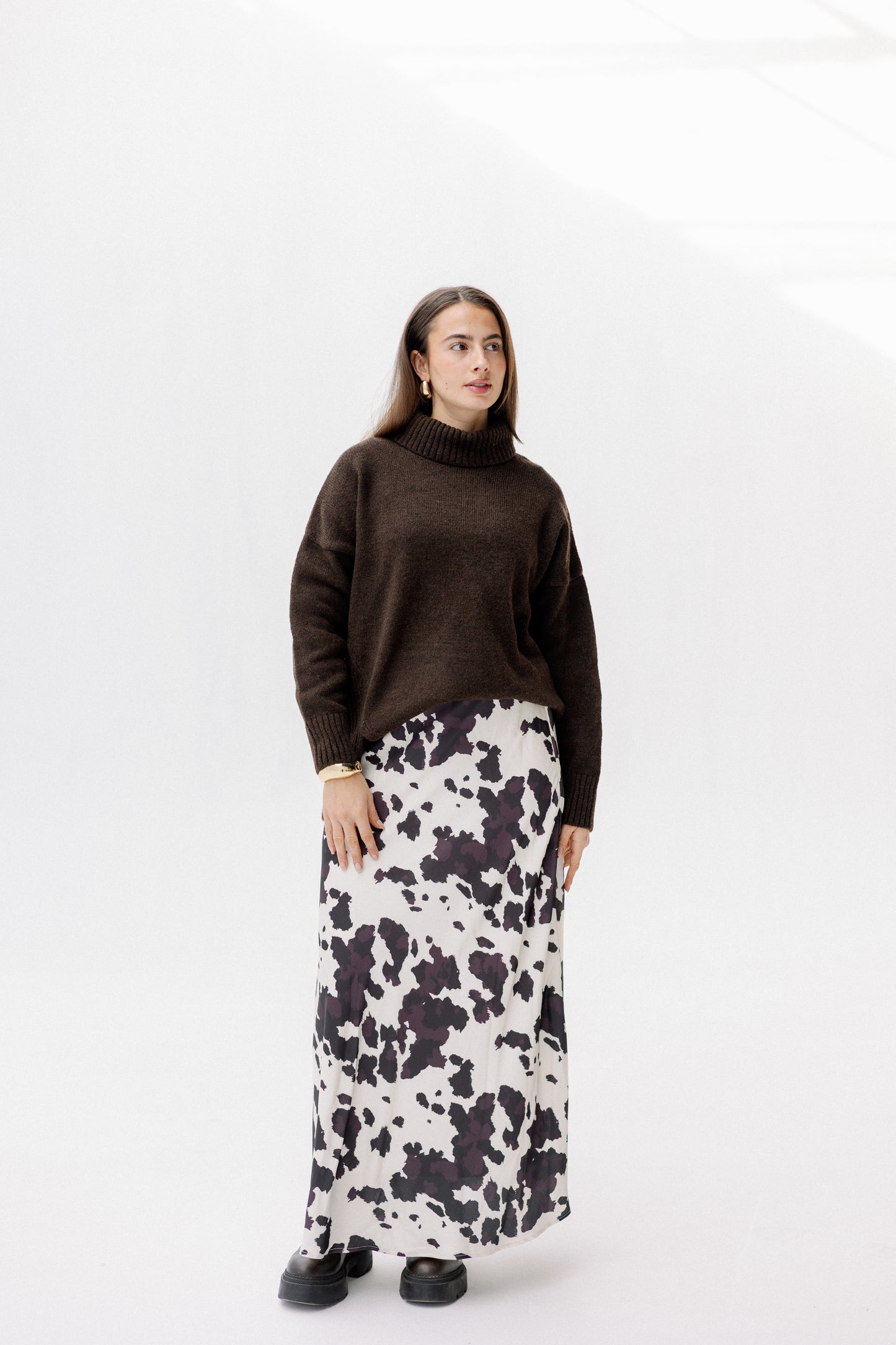 Cow Girl Maxi Skirt