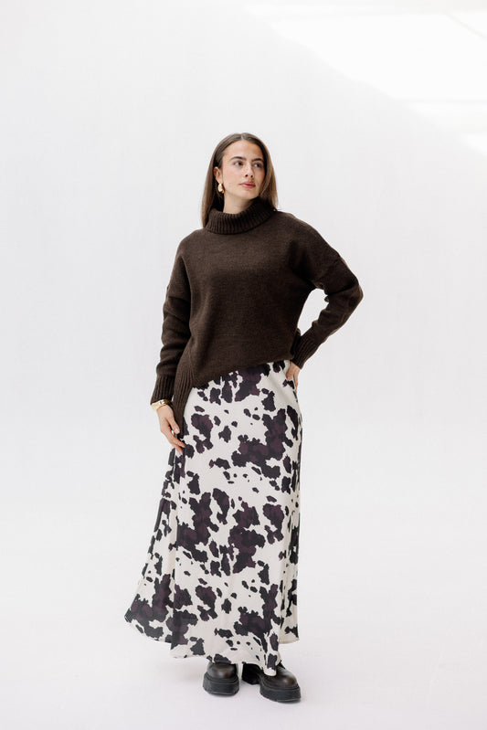 Cow Girl Maxi Skirt