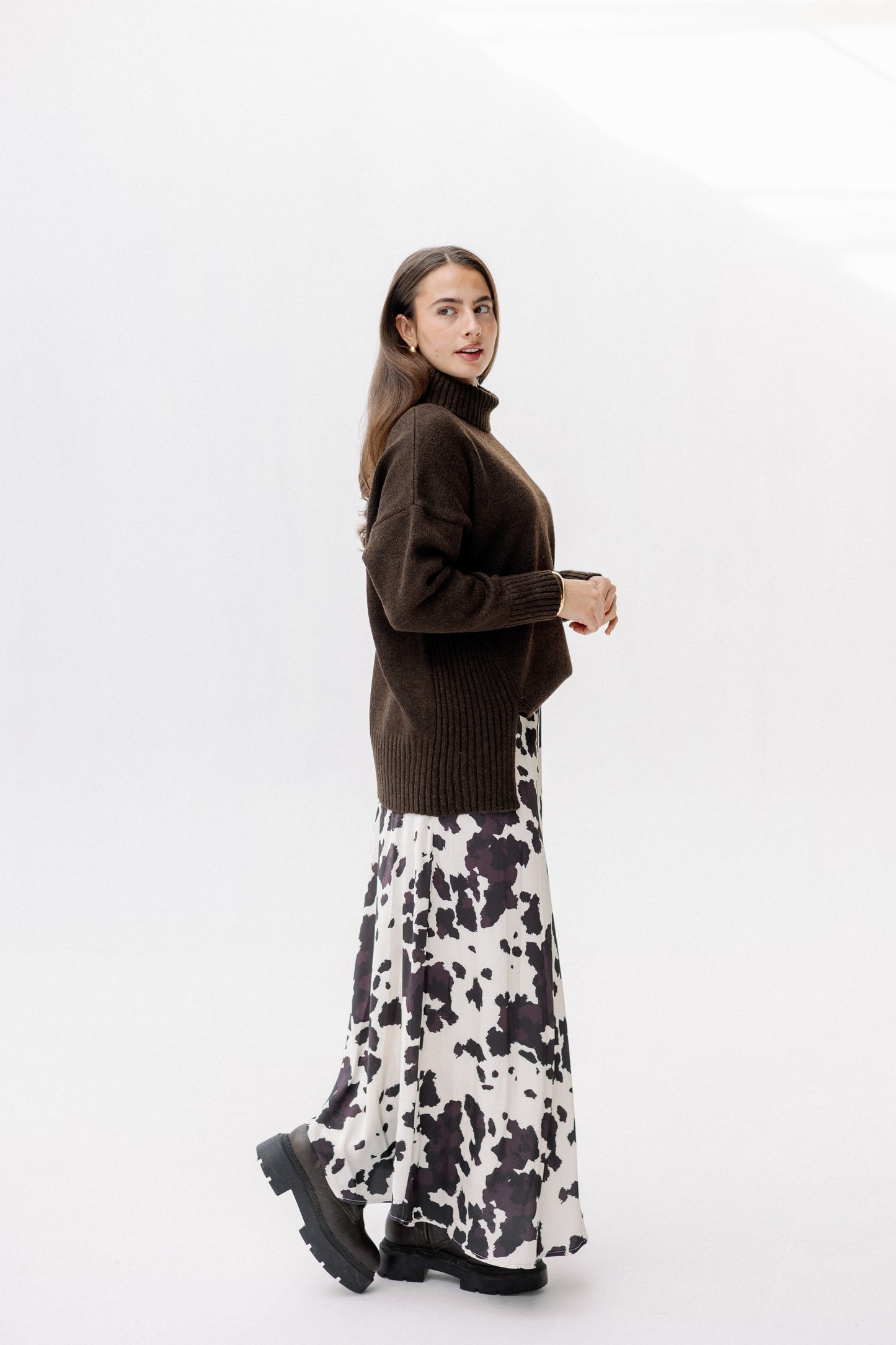 Cow Girl Maxi Skirt